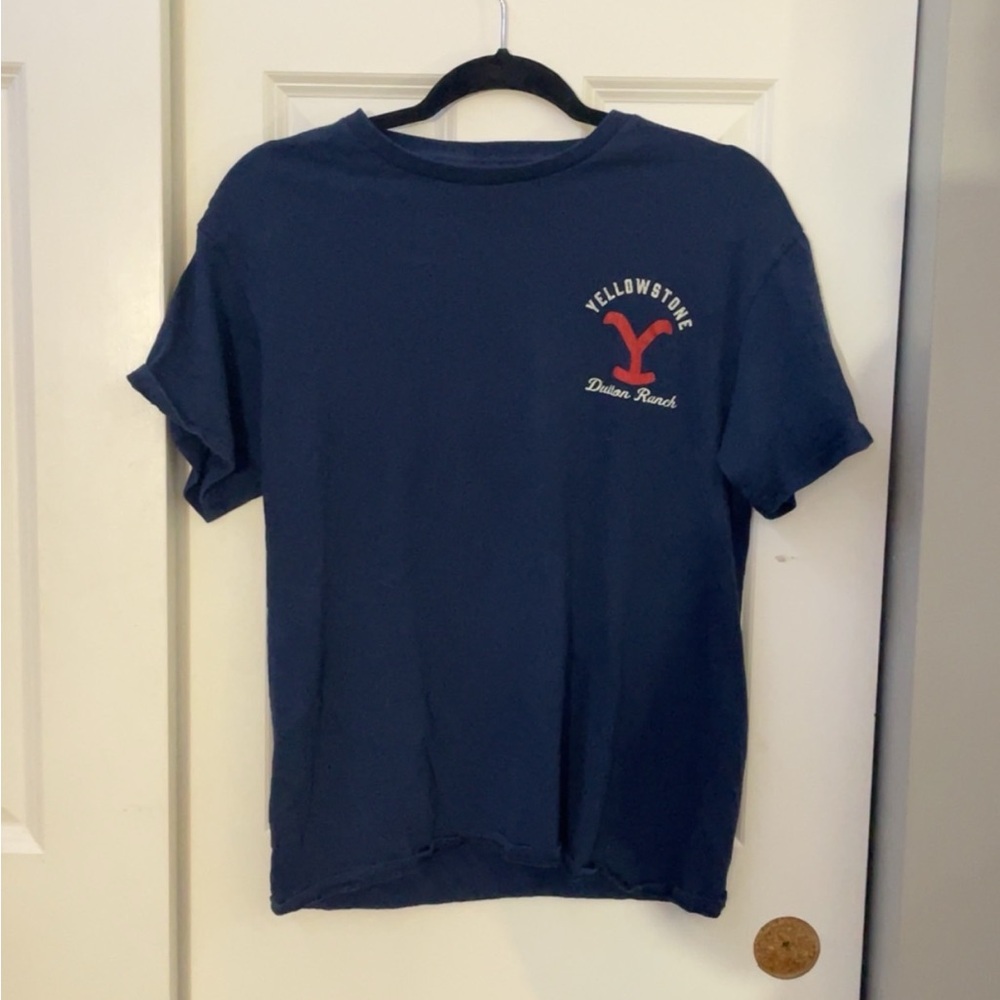 Yellowstone Dutton Ranch Navy Blue T-Shirt